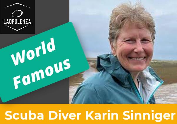 Scuba diver Karin Sinniger